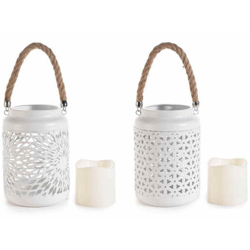 Set 2 candele cu led Ø12cmx28H