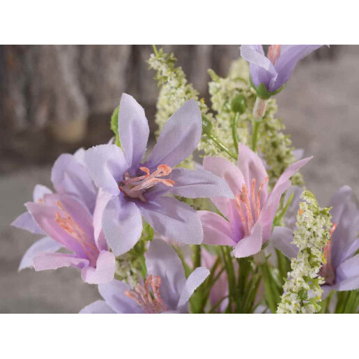 Set 3 buchete Lavanda Flori de Camp artificiale 43 cm