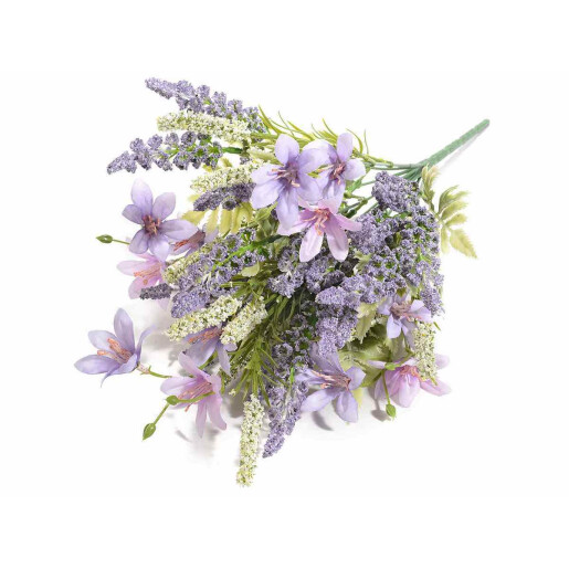 Set 3 buchete Lavanda Flori de Camp artificiale 43 cm