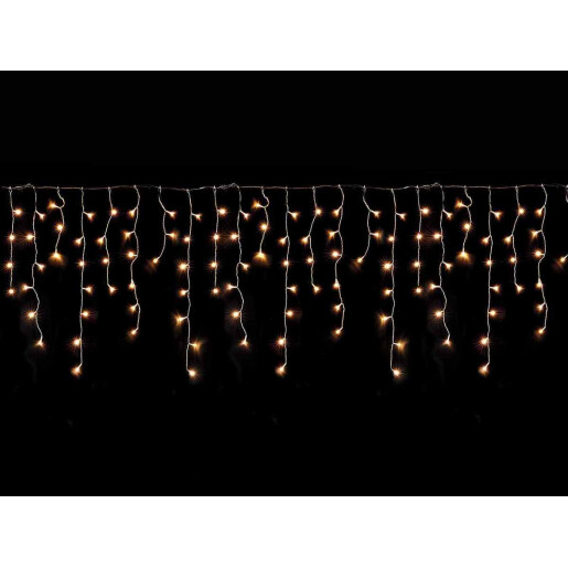Instalatie 180 fire, 900 leduri lumina alba calda 1800 x 70 cm H