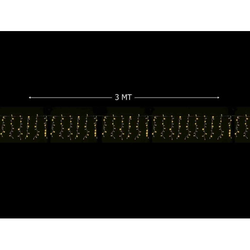 Instalatie lumina calda 300 leduri 30x50 cm
