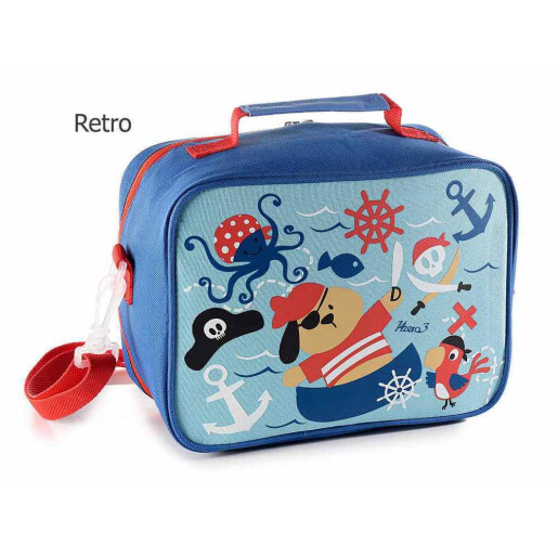 Geanta gradinita termoizolanta Baieti textil multicolor cm 25x10x19 H
