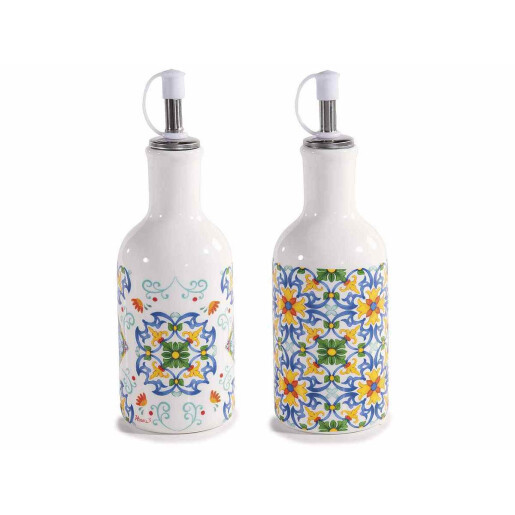 Set oliviera ceramica multicolora Ø 6 cm x 18,5 H