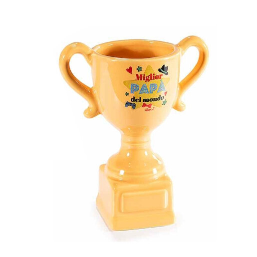 Cupa cadou ceramica multicolora Tata cm 12 x 7 x 14,5 H