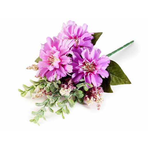 Set 3 buchete flori artificiale multicolore 32 cm