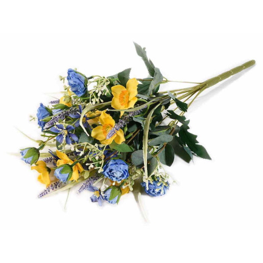 Set 2 buchete flori artificiale multicolore 44 cm