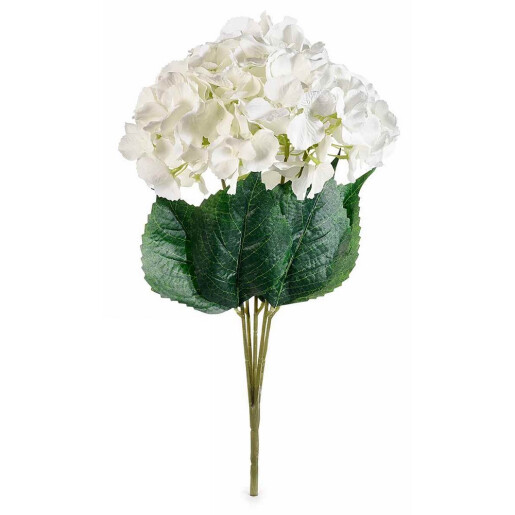 Buchet Hortensii artificiale albe verzi 47 cm