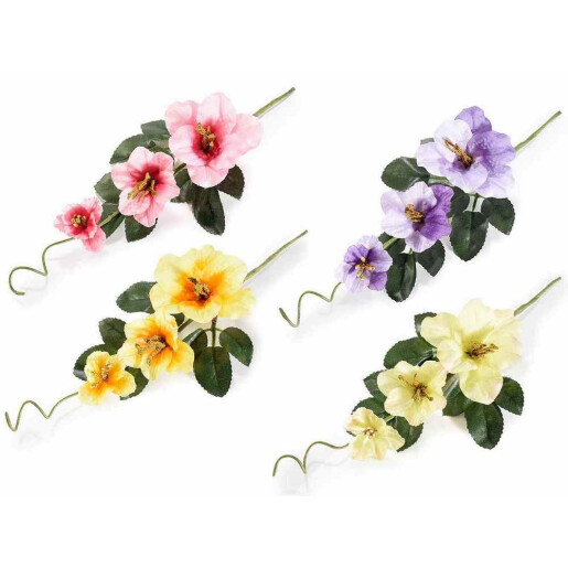 Set 4 flori artificiale multicolore cm 26 H