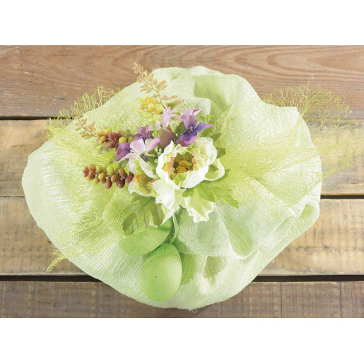 Buchet flori artificiale peonia alb 24 cm