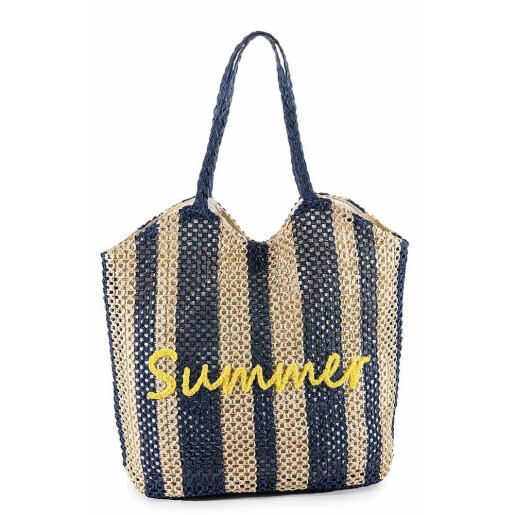 Geanta plaja multicolora Summer cm 48x18x64 H