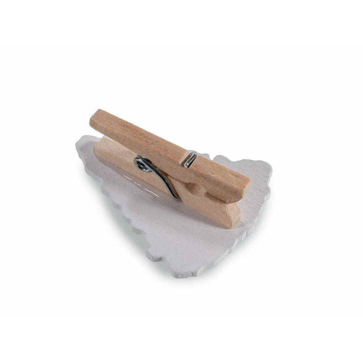 Set 288 ornamente brad Craciun lemn multicolor  3,2 x 3 H