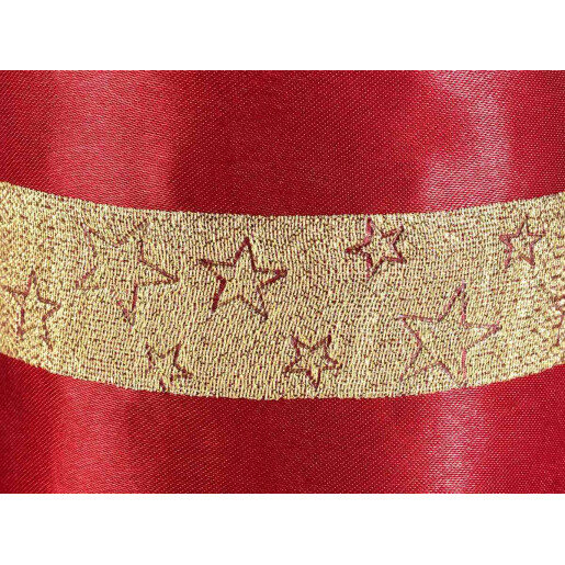 Set 4 panglici Christmas textil 70 mm x 10 m
