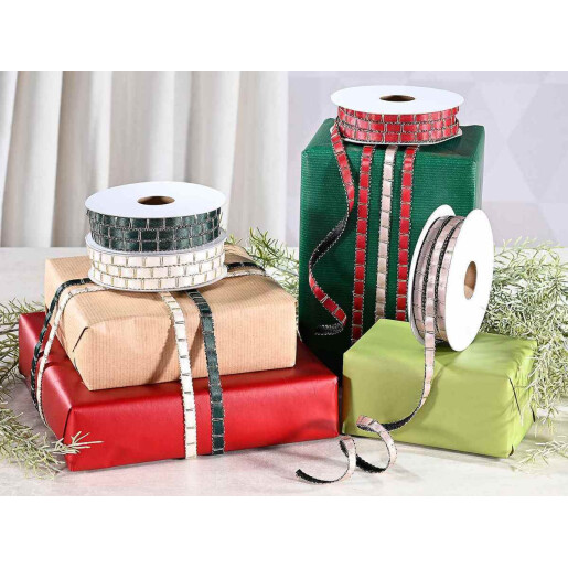 Set 4 role panglica Craciun mm 7 x 10 m