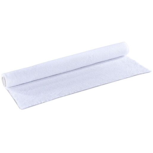Covoras zapada artificiala textil alb 350x90 cm