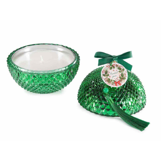 Set 3 lumanari parfumate Craciun Ø 10,5 cm x 12 H