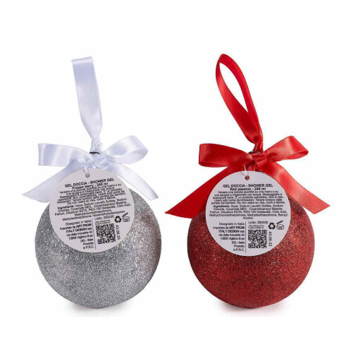Set 2 geluri dus, cadou Craciun Ø 8 cm x 9,5 H, 2x240 ml