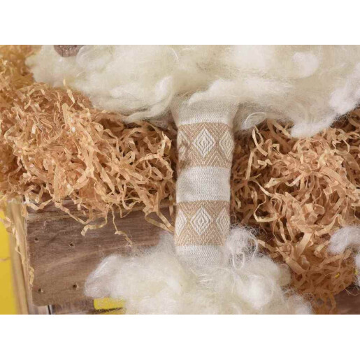 Set 2 figurine Pui textil multicolor 15,5x18,5x46H