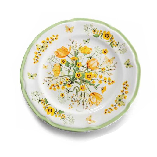 Farfurie portelan multicolor Summer Ø 20 cm