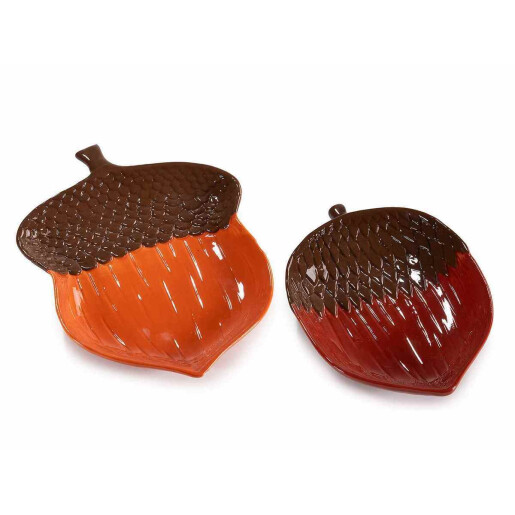 Set 2 platouri ceramica Ghinda cm 16,5 x 21,5 H