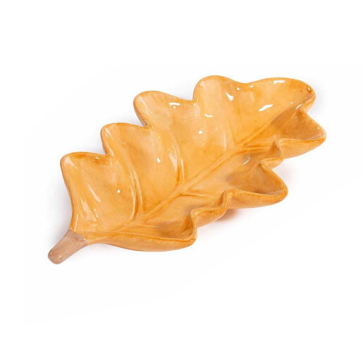 Set 2 tavi decorative ceramica Frunze 22,5 x 13 x 3,5 H