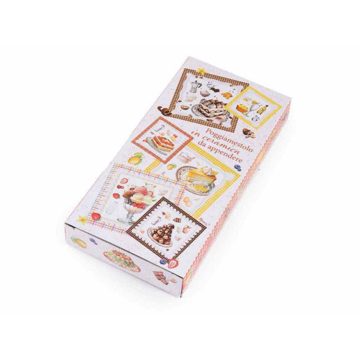 Set 2 suporturi linguri ceramica multicolora Sweets 2 x 11,5 x 24 H
