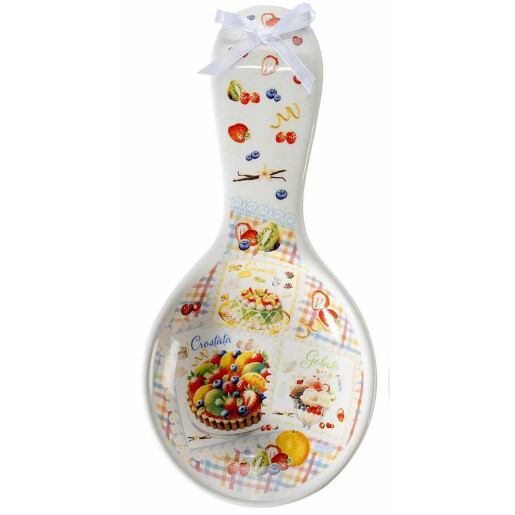 Set 2 suporturi linguri ceramica multicolora Sweets 2 x 11,5 x 24 H
