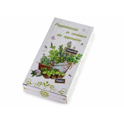 Suport lingura ceramica multicolora Herbs 11,5 x 24,5 H