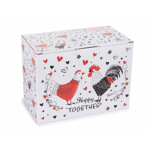 Untiera Chicken ceramica multicolora 17x12x8.5 cm