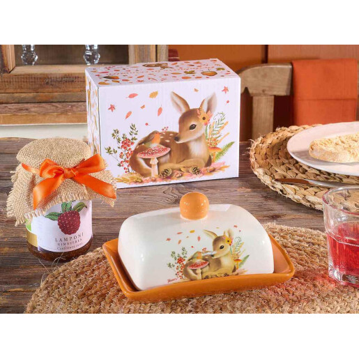 Untiera ceramica multicolora cm 17 x 12 x 8,5 H