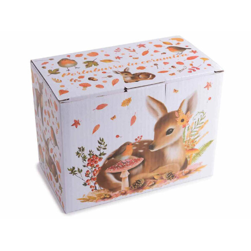 Untiera ceramica multicolora cm 17 x 12 x 8,5 H