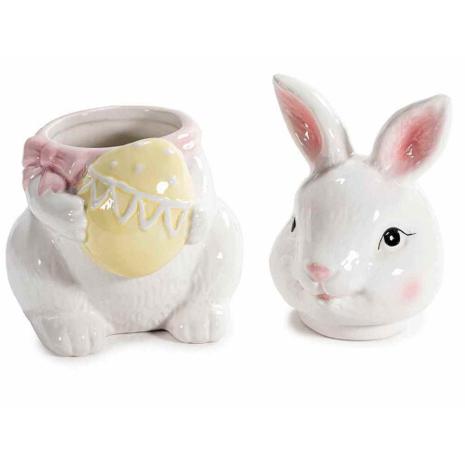 Set 2 borcane Paste ceramica multicolora cm 10,5 x 13 x 19 H