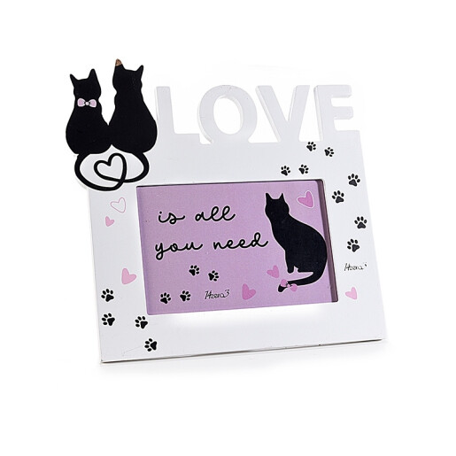 Set 4 rame foto de masa lemn 22x21.5 cm