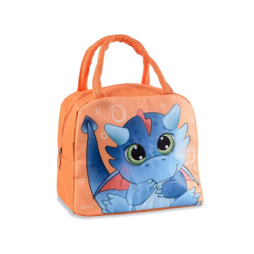 Geanta termoizolanta textil multicolor Dragon cm22x13,5x19H 