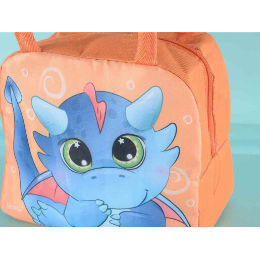 Geanta termoizolanta textil multicolor Dragon cm22x13,5x19H 
