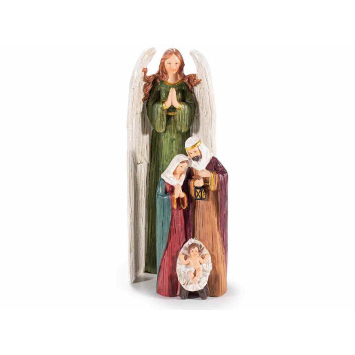 Set 2 figurine religioase polirasina multicolora 9x7.5x24.5 cm