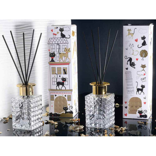 Parfum camera cu betisoare aroma Vanilie 6,5 x 6,5 x 24 H, 120 ml