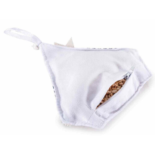 Set 2 barcute textil cu granule parfumate aroma Ocean cm 13 x 13 H