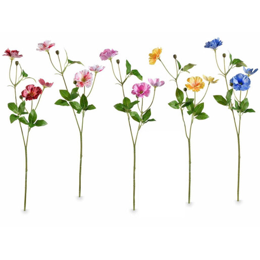 Set 10 flori artificiale multicolore 46 cm