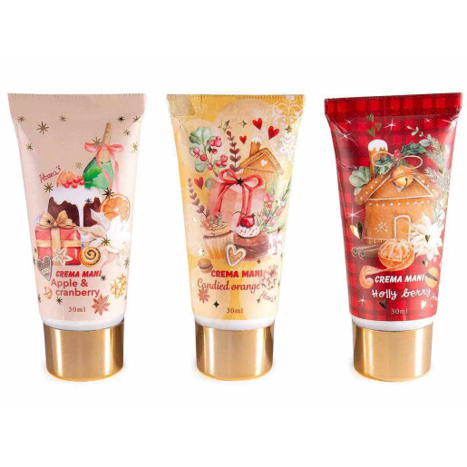 Set 3 creme maini Craciun IT 5x4x15 cm