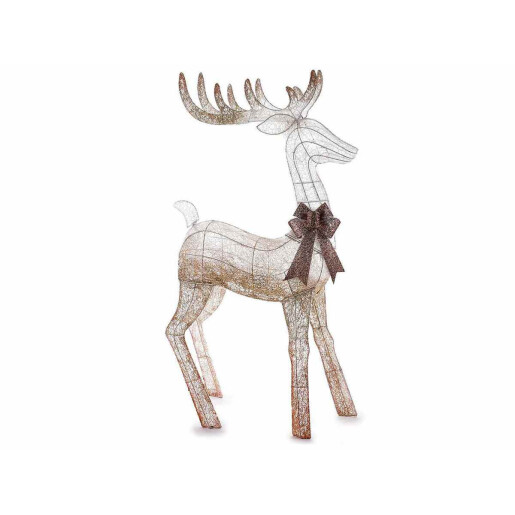 Figurina Ren metal cu leduri 68x26x102 cm