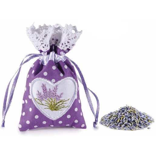 Sacutel cu flori Lavanda cm 7 x 11 H