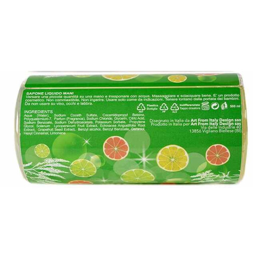 Sapun lichid aroma Verbina cu Citrice Ø 7 cm x 18 H, 500 ml