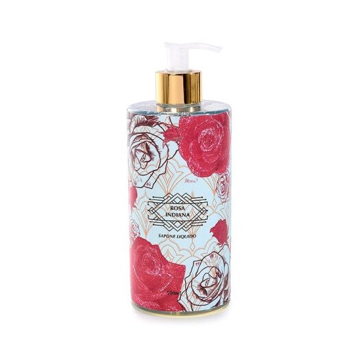 Sapun lichid aroma Trandafiri indieni Ø 7 cm x 18 H, 500 ml