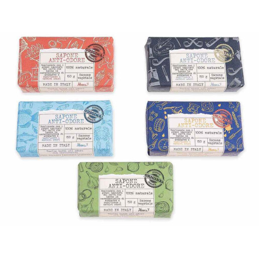 Set 5 sapunuri vegetale fara coloranti aroma Cafea 10 x 6 x 3 H, 150 gr