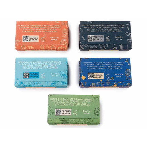 Set 5 sapunuri vegetale fara coloranti aroma Cafea 10 x 6 x 3 H, 150 gr