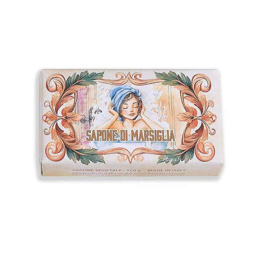 Set 5 sapunuri vegetale fara coloranti aroma Marseille 10 x 6 x 3 H, 150 gr