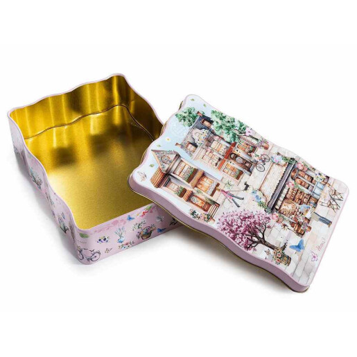 Cutie depozitare metal multicolor 13 x 18 x 5 H