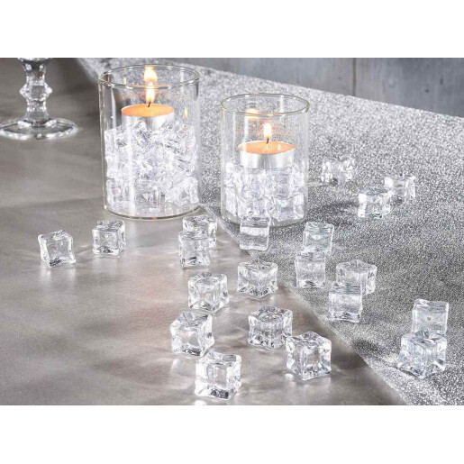 Set 80 cuburi gheata decorativa 2x2x2 cm