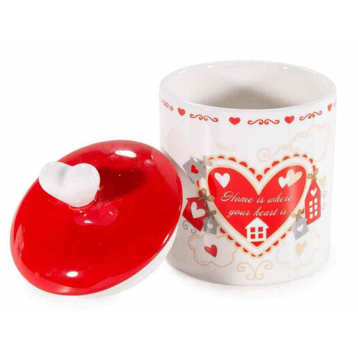 Set 3 borcane ceramica Ø 13 cm x 20 H, Ø 11,5 x 16,5 H, Ø 9,5 x 13 H