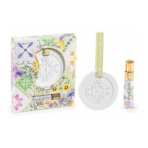Set 4 difuzoare din ipsos suspendabile cu 4 arome parfum 4 x 5 ml